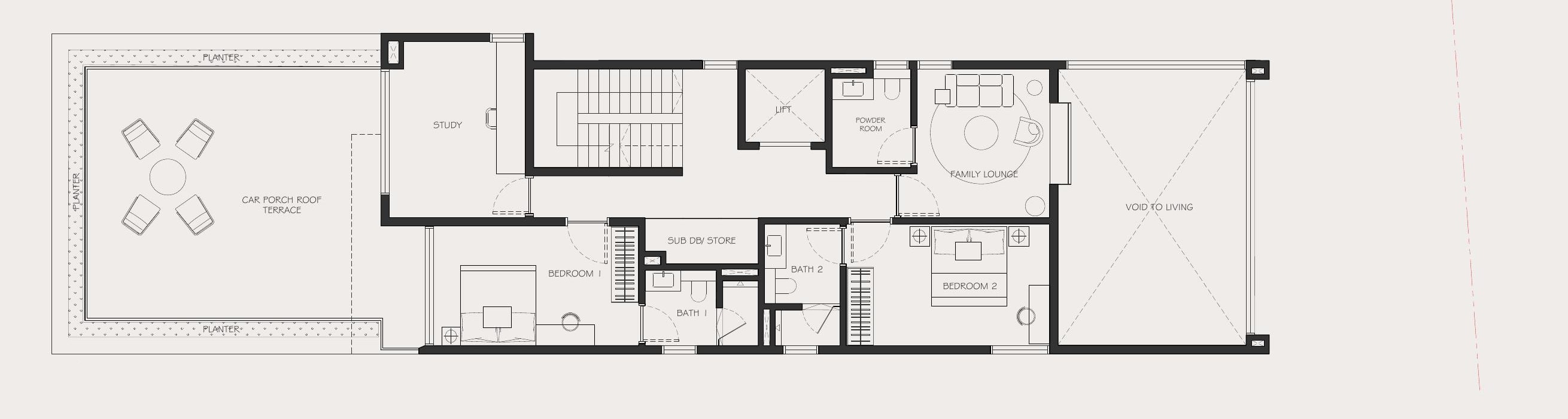 Tan Boon Chong Avenue (House B) — 2nd Storey floor plan