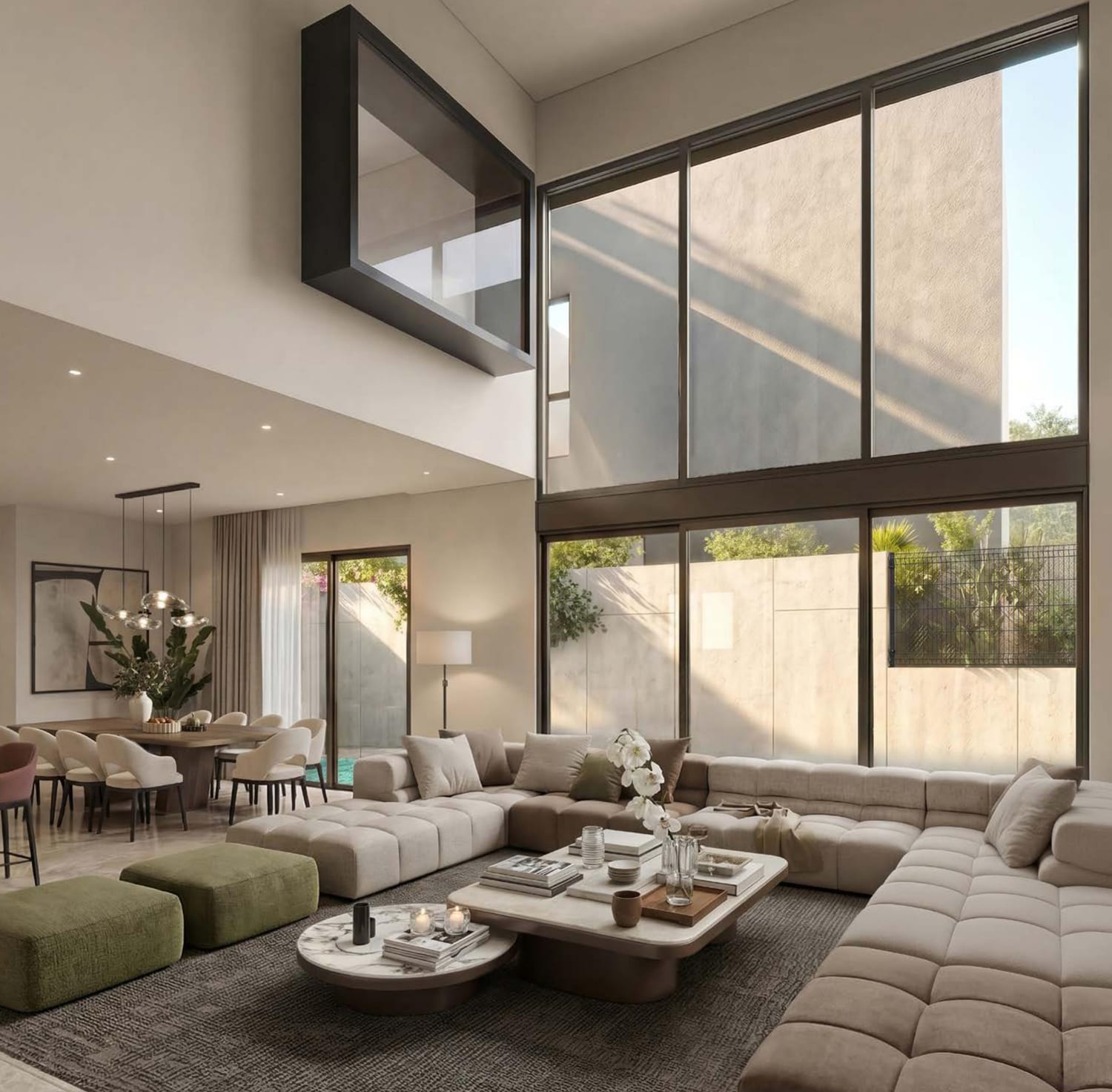 Double-volume living and dining (artist's impression)